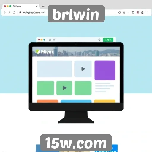 Evolução da interface do site brlwin em 2026